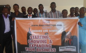 Pictures: 2015 Dayo Adetiloye Live Seminar on Staring, Growing and Expanding Your Business