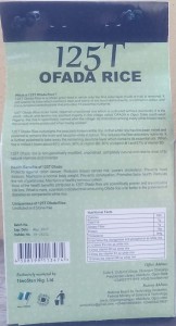 Health benefit of 125T Ofada Rice