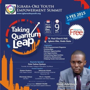 Igbara oke Youth Empowerment Summit 2015