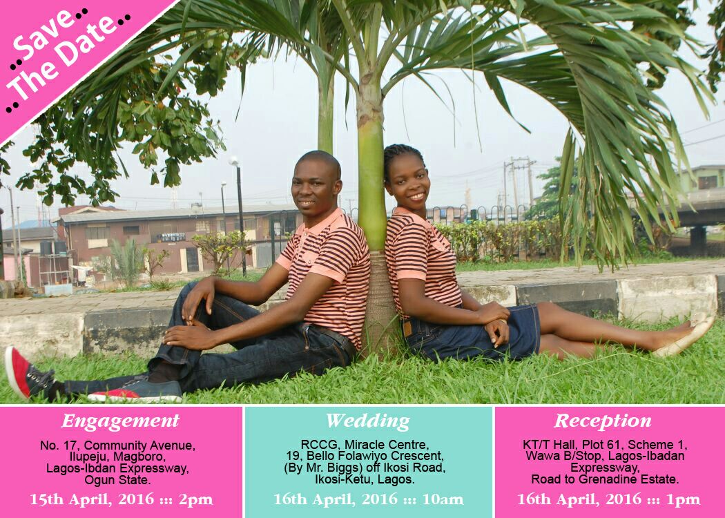 Dayo Adetiloye Wedding Invitation