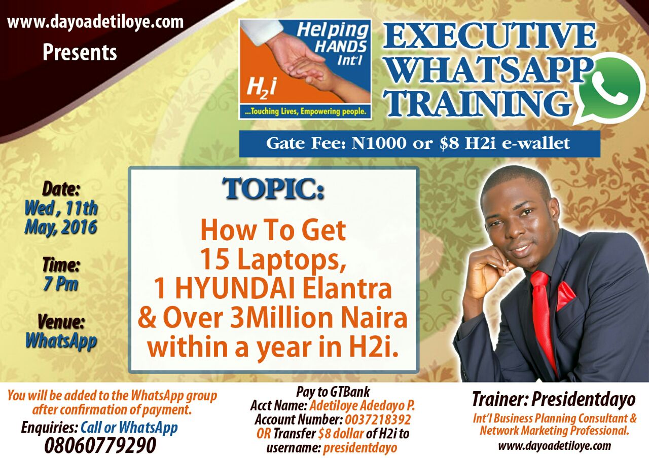 H2I Training