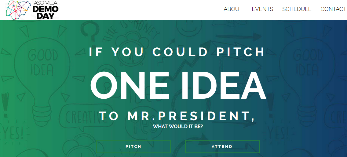 If you can only Pitch One IDEA to Mr President, what would it be