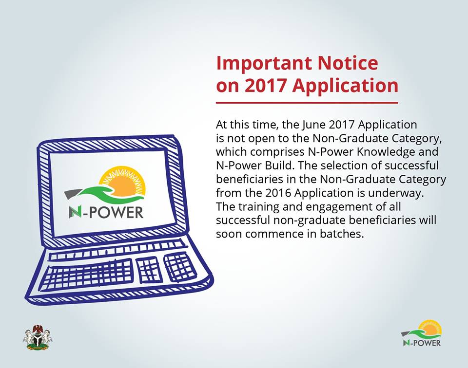 FULL EXPLANATION: N-Power SOCIAL INVESTMENT PROGRAMME by Federal Government of Nigeria