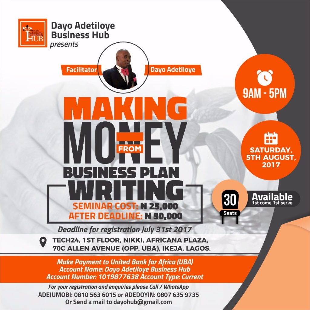 FREE VIDEO TRAINING: Make Money Today Writing Business Plans for Others in Nigeria