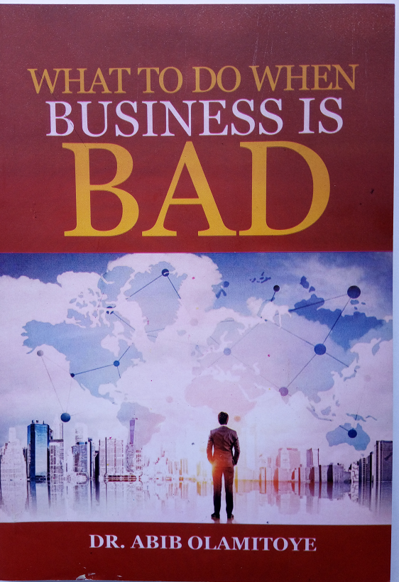 BOOK REVIEW: WHAT TO DO WHEN BUSINESS IS BAD Written by Dr. ABIB OLAMITOYE