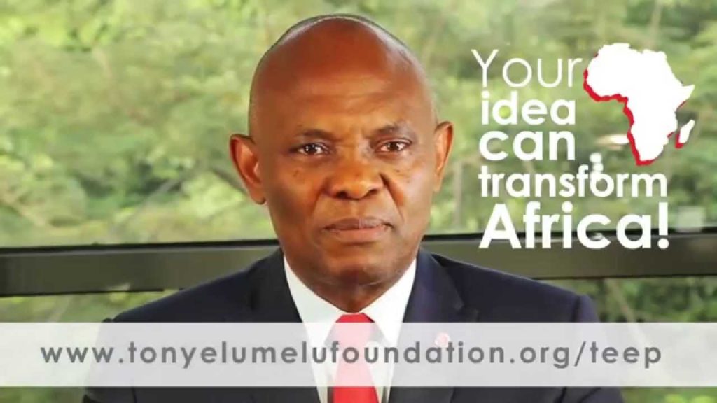136 Business Sub Sector and Ideas that Can Win Tony Elumelu Foundation 2018 $5000 Grant Opportunities in Africa
