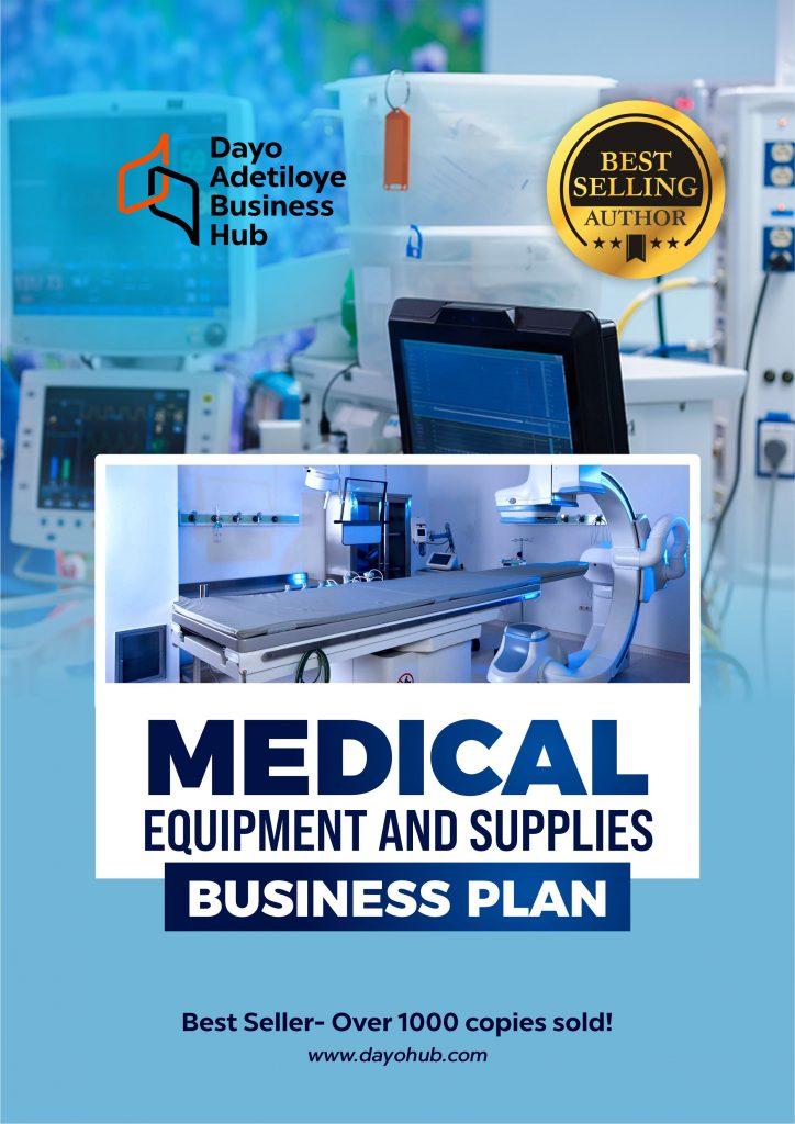 MEDICAL SUPPLY/EQUIPMENT BUSINESS PLAN Dayo Adetiloye Shop