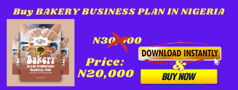 free bakery business plan in nigeria