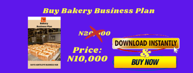 Bakery Business Plan In Nigeria