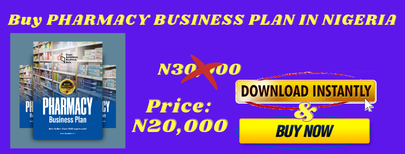 pharmacy business plan in nigeria