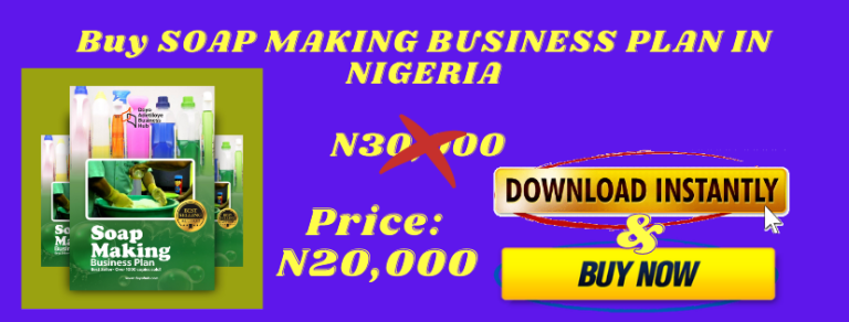 soap making business plan in nigeria