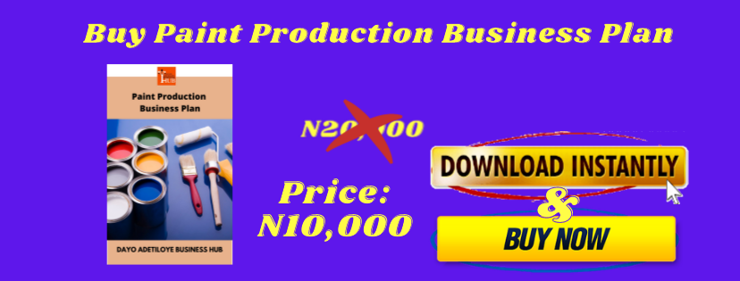 business plan on paint production pdf