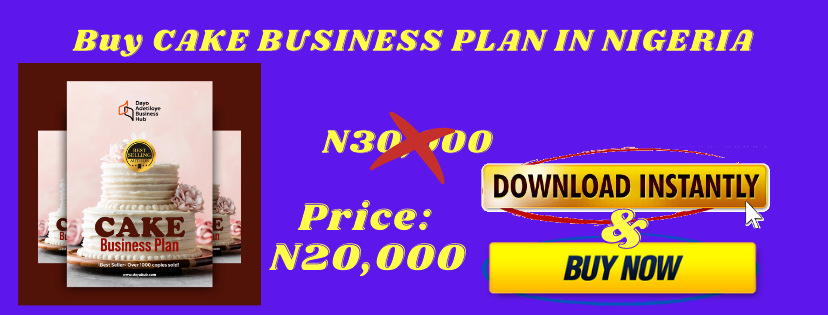 cake business plan in nigeria