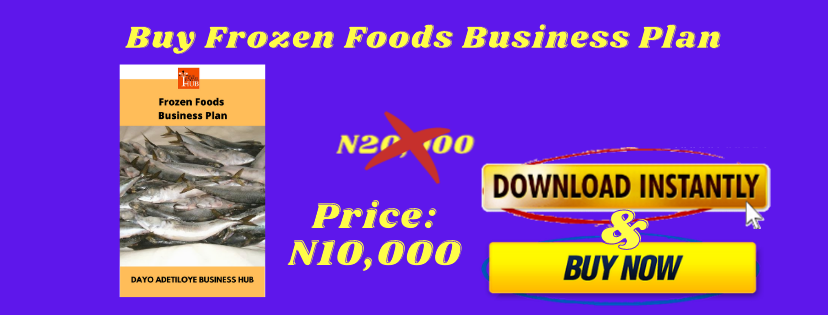 frozen food business plan in nigeria