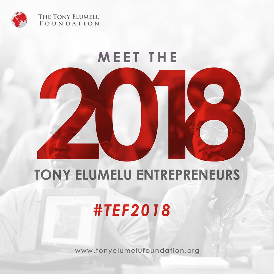 1000 List of Tony Elumelu Foundation Grant Winners for 2018 is Here!