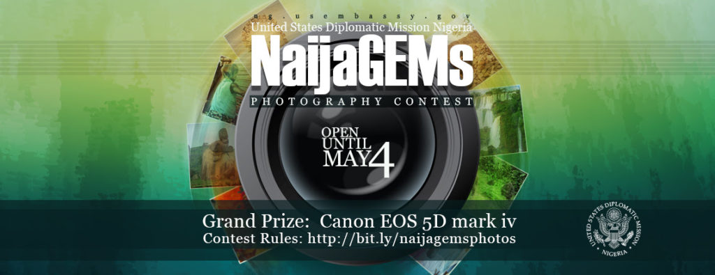 The U.S. Mission Nigeria invites Nigerians to compete in its NaijaGems Photography contest to raise awareness of Nigeria’s natural beauty.