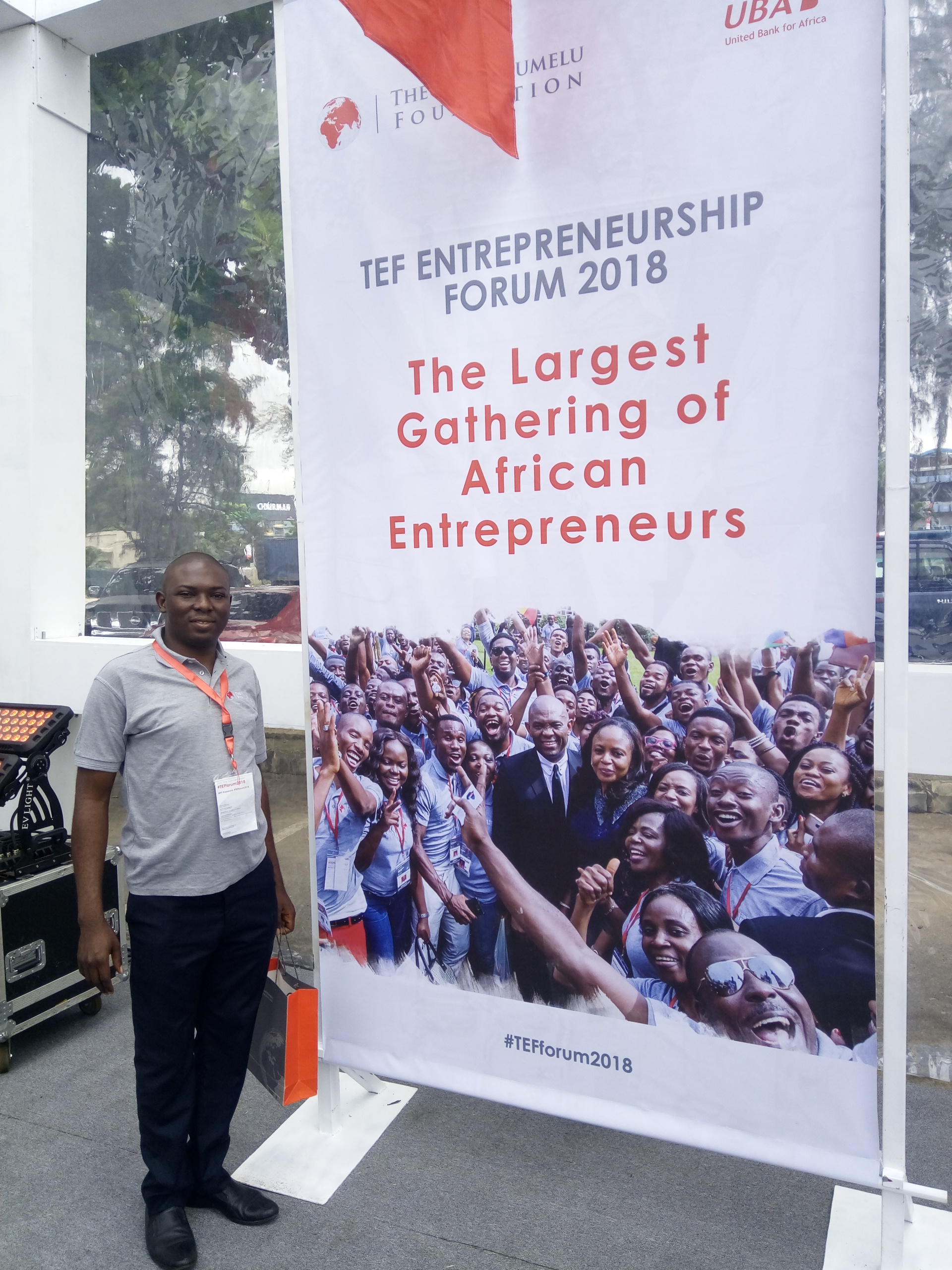 Snap Shots with our TEF Winners at 2018 Tony Elumelu Foundation Forum