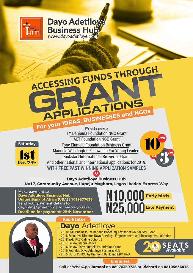 Accessing Funds through Grant Applications