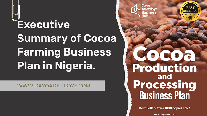 executive summary of cocoa business plan