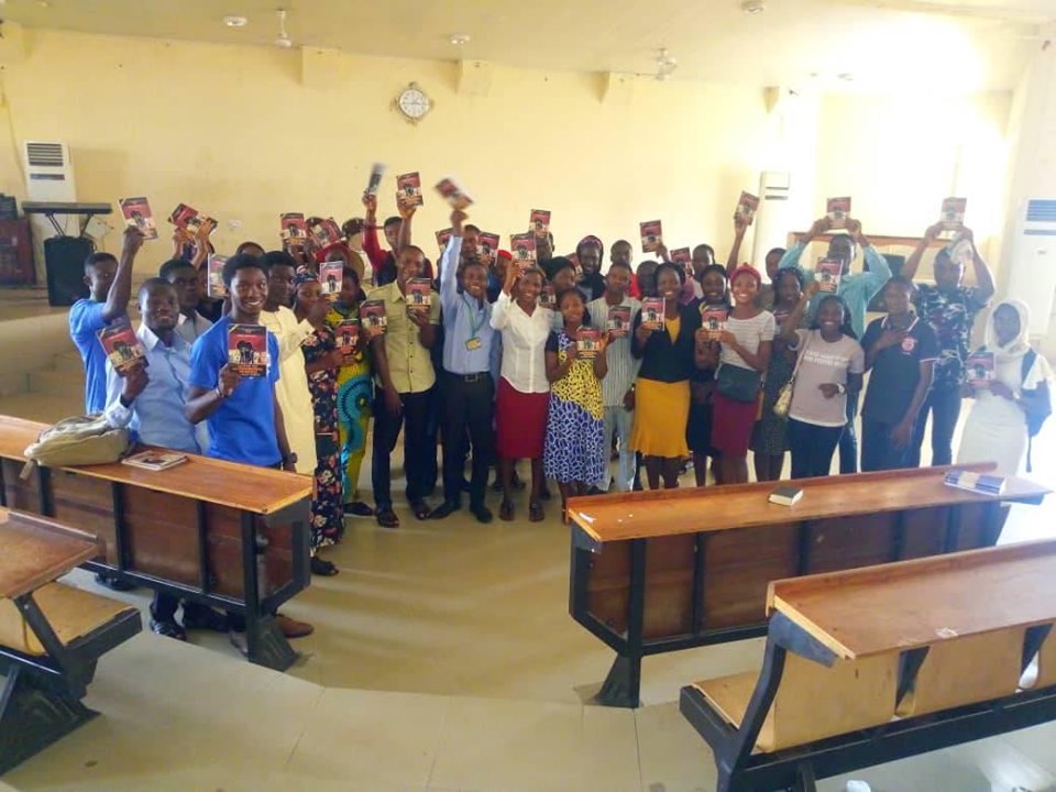 University of Ilorin book donations by Dayo Adetiloye Empowerment and Development Initiative.