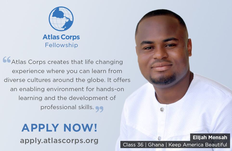 Atlas Corps Fellowship 2020 for The World's Top Social Change Leaders (Fully Funded to United States)