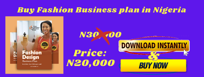 clothes business plan in nigeria