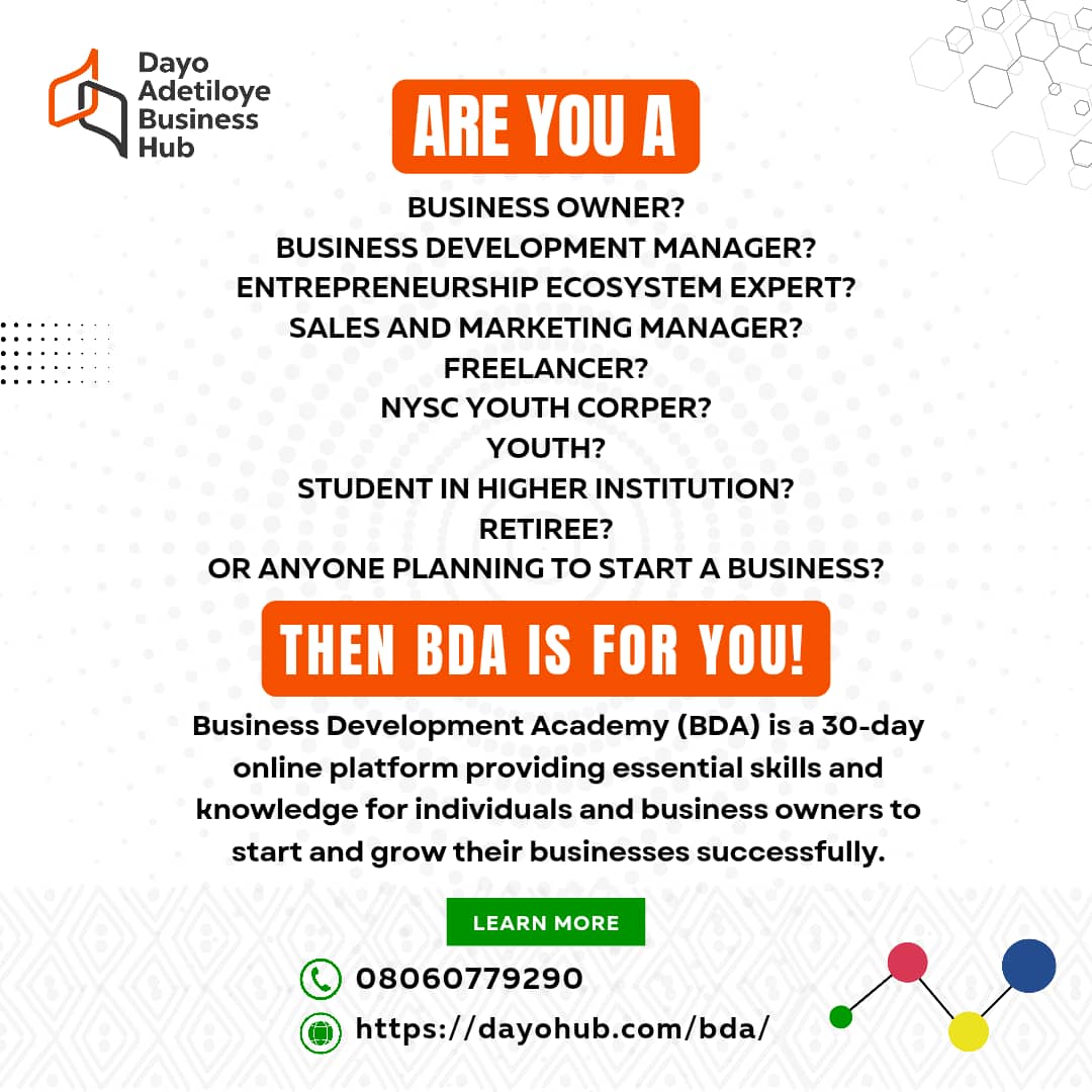 Register for the Cohort 2 Business Development Academy for Entrepreneurs